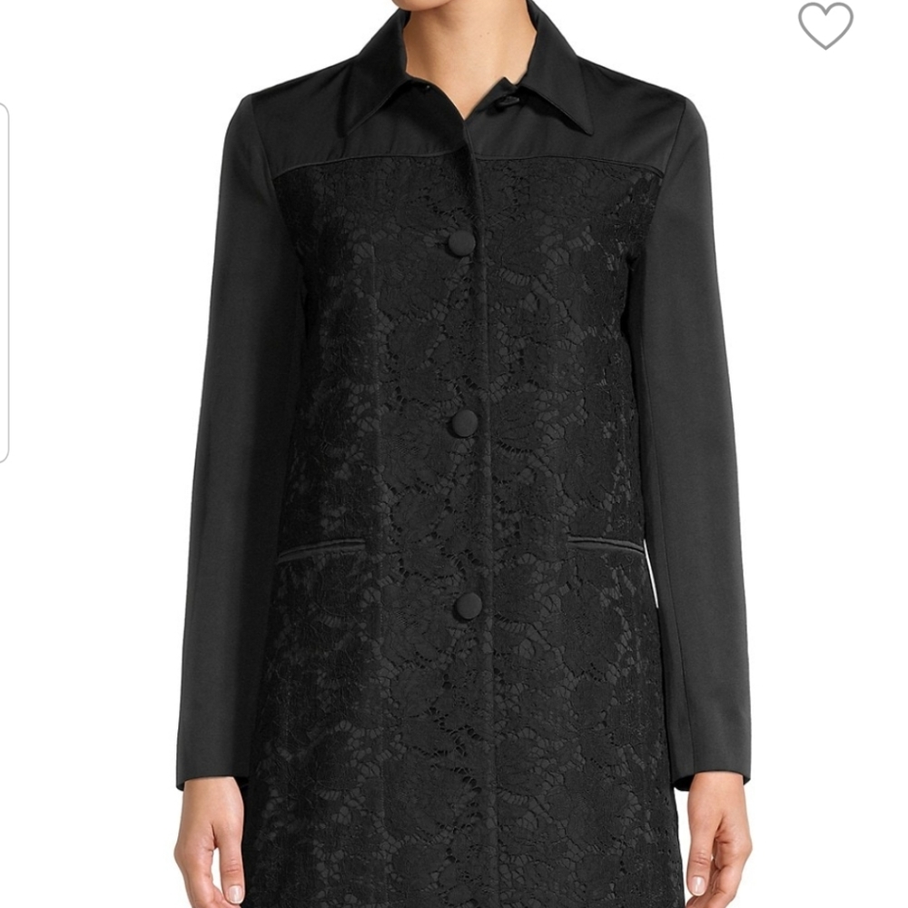 Valentino laced paneled jacket